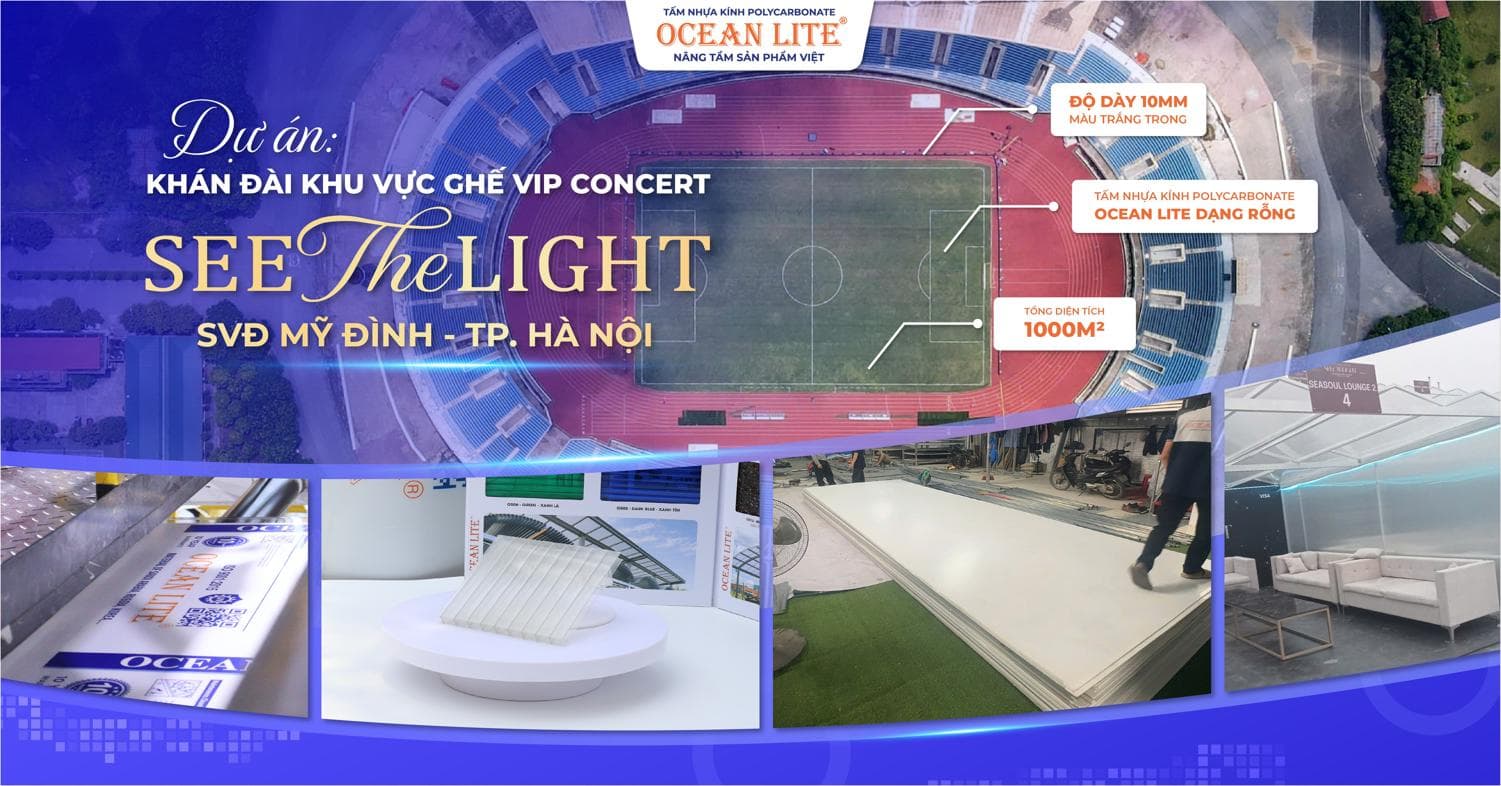 Mái Che Khu Ghế VIP Concert “See The Light”