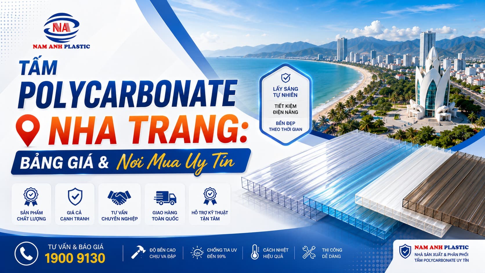 Tấm Polycarbonate Nha Trang: Bảng Giá Và Nơi Mua Uy Tín