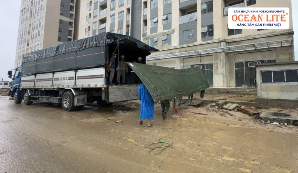 Mái Sảnh Nhà Ở Xã Hội Bầu Tràm