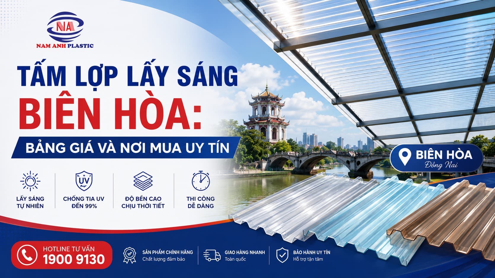 Tấm Lợp Lấy Sáng Biên Hòa