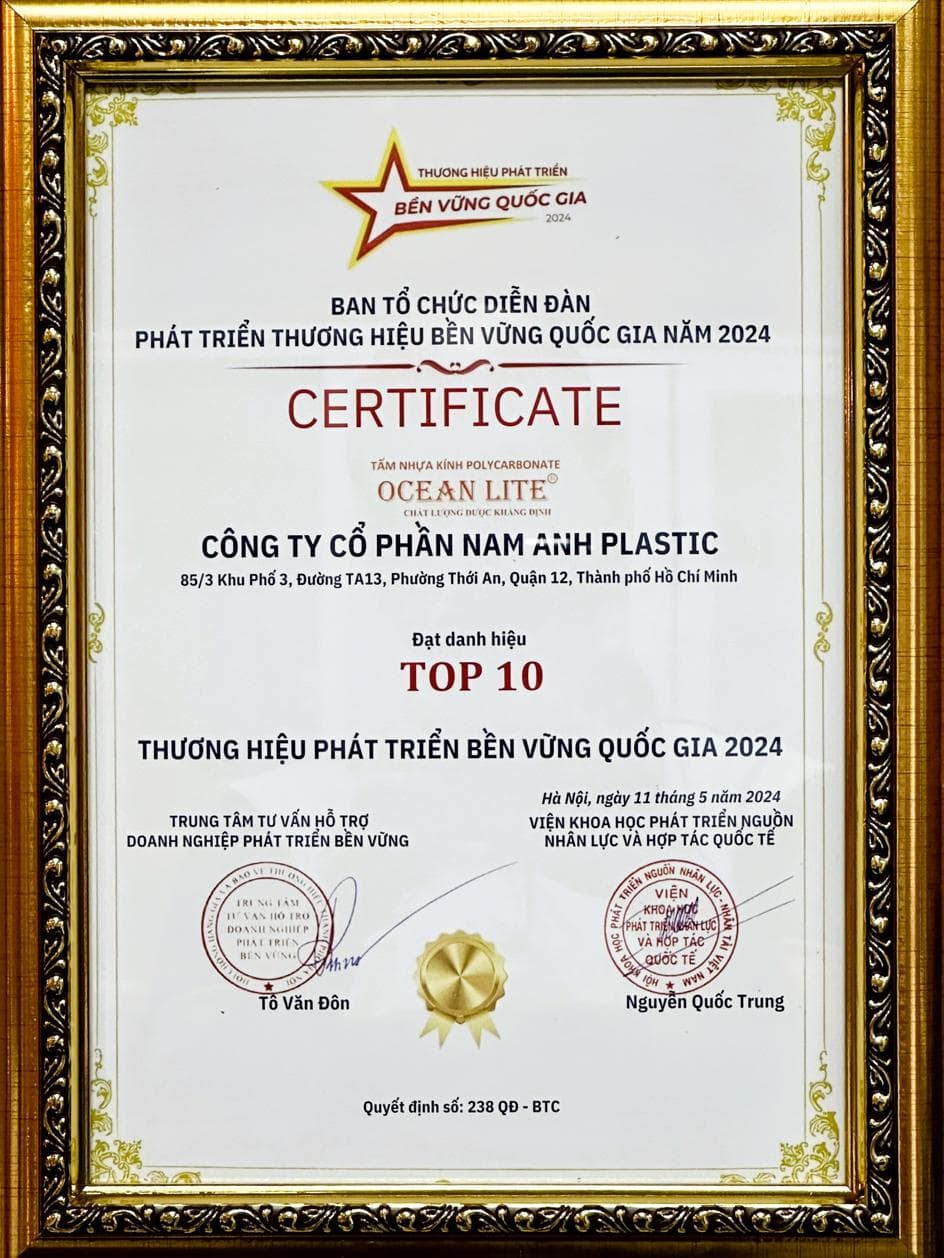 Thương Hiệu Nổi Tiếng Quốc Gia 2024