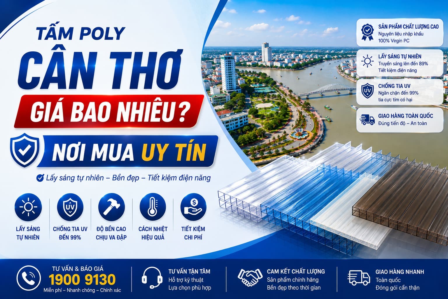 Tấm Poly Cần Thơ 