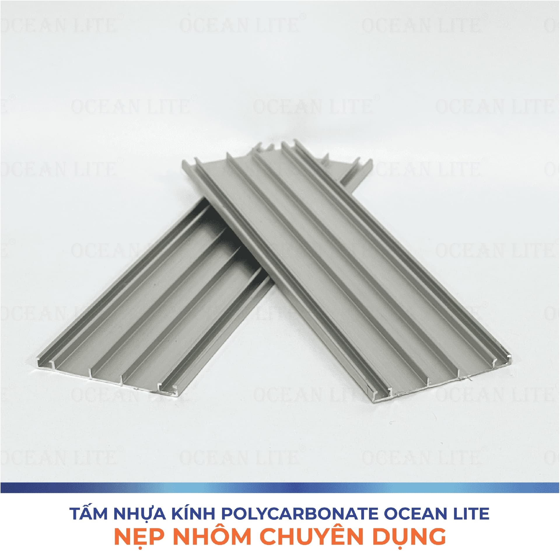 Nẹp Nhôm Nối Tấm Polycarbonate