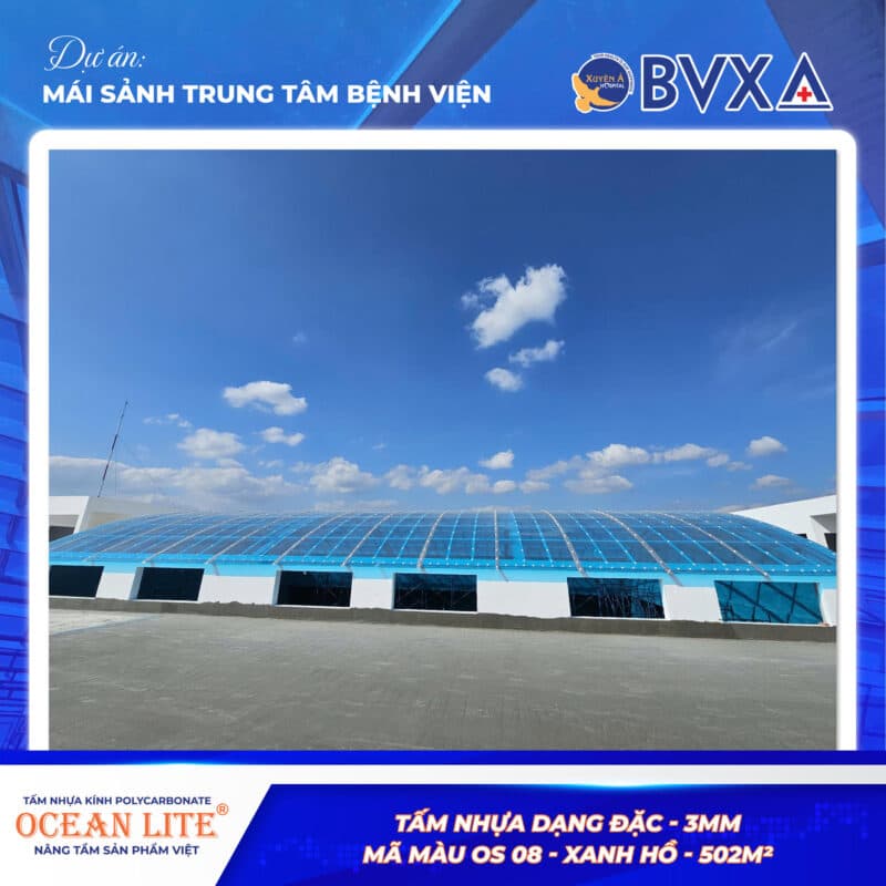 Mái sảnh Bệnh viện Đa khoa Xuyên Á