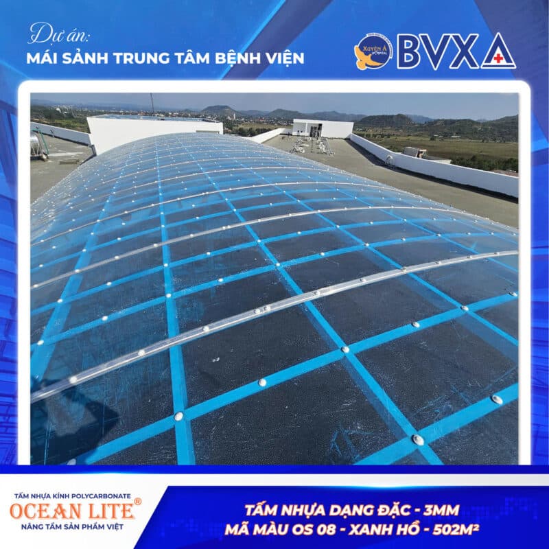 Mái sảnh Bệnh viện Đa khoa Xuyên Á