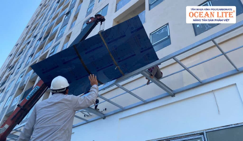 Mái Sảnh Nhà Ở Xã Hội Bầu Tràm